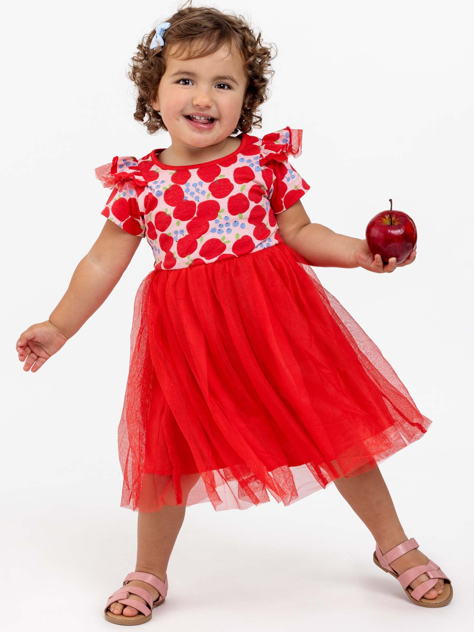 Red apple dress