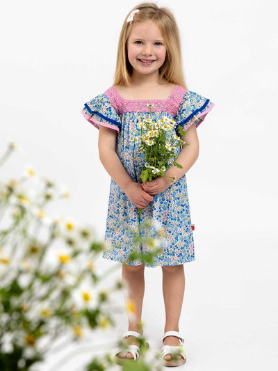 Blue flower dress