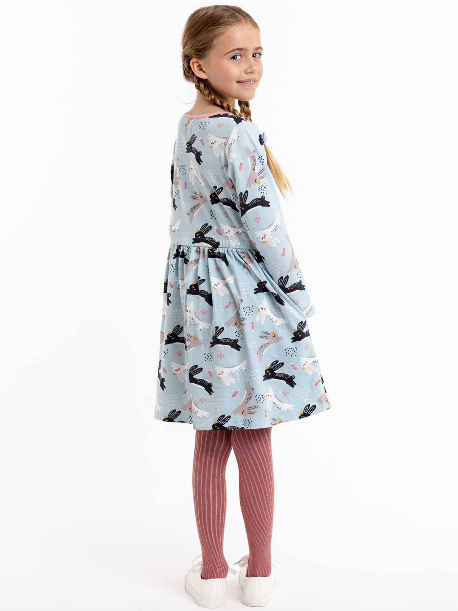 Blue rabbit dress