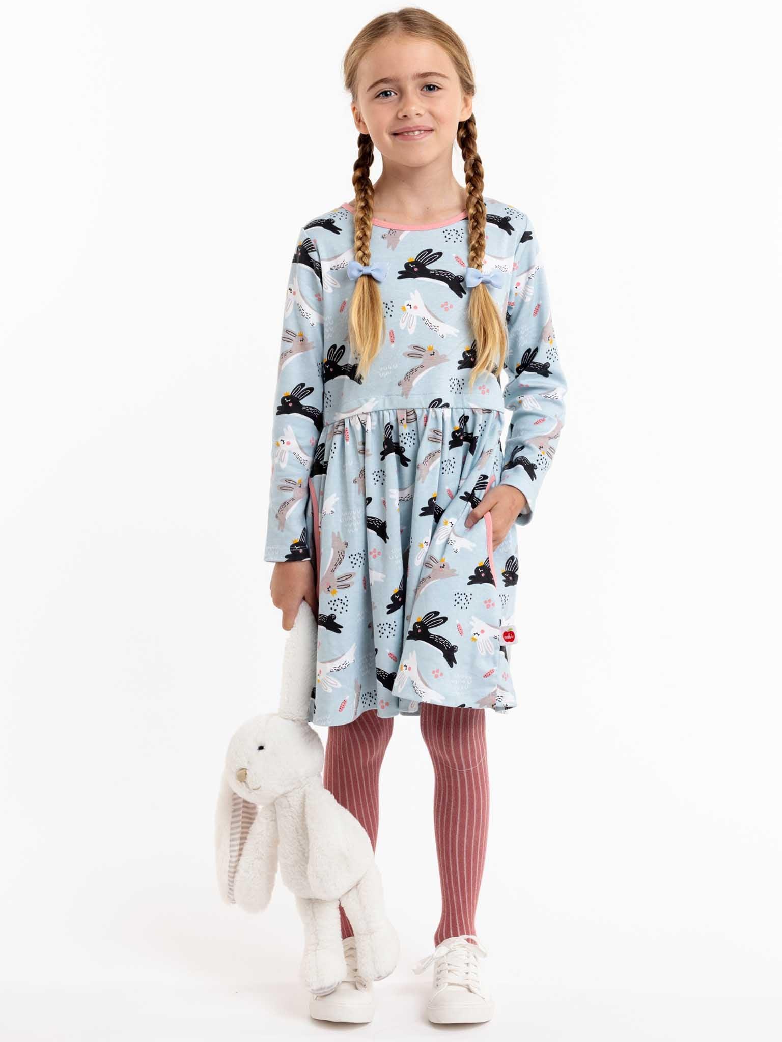 Blue rabbit dress