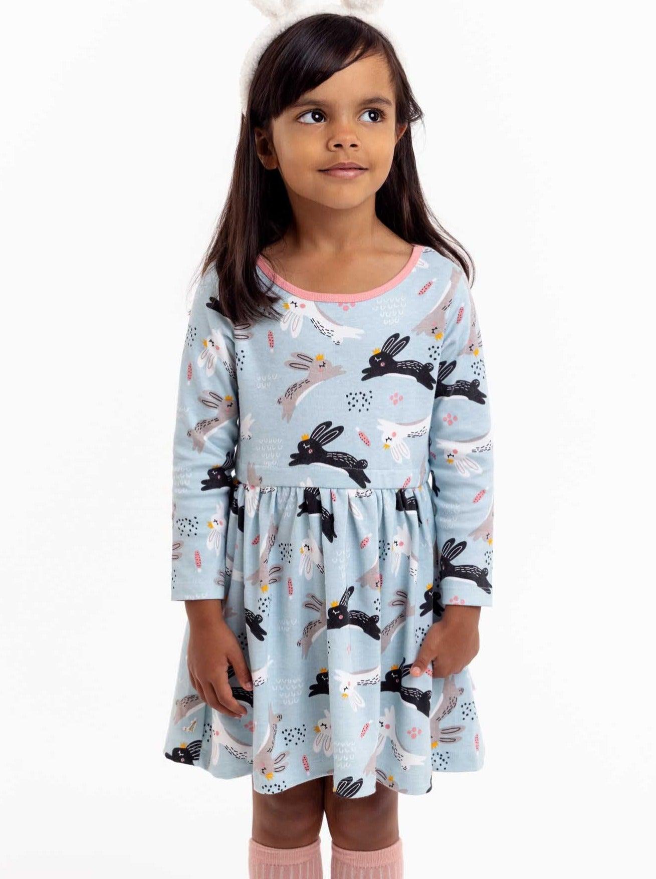 Elsa Jersey Bunny Dress - Oobi