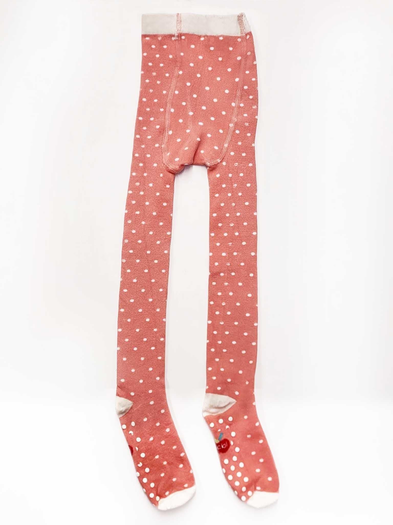 Cheeky Pink Dotty Tights - Oobi