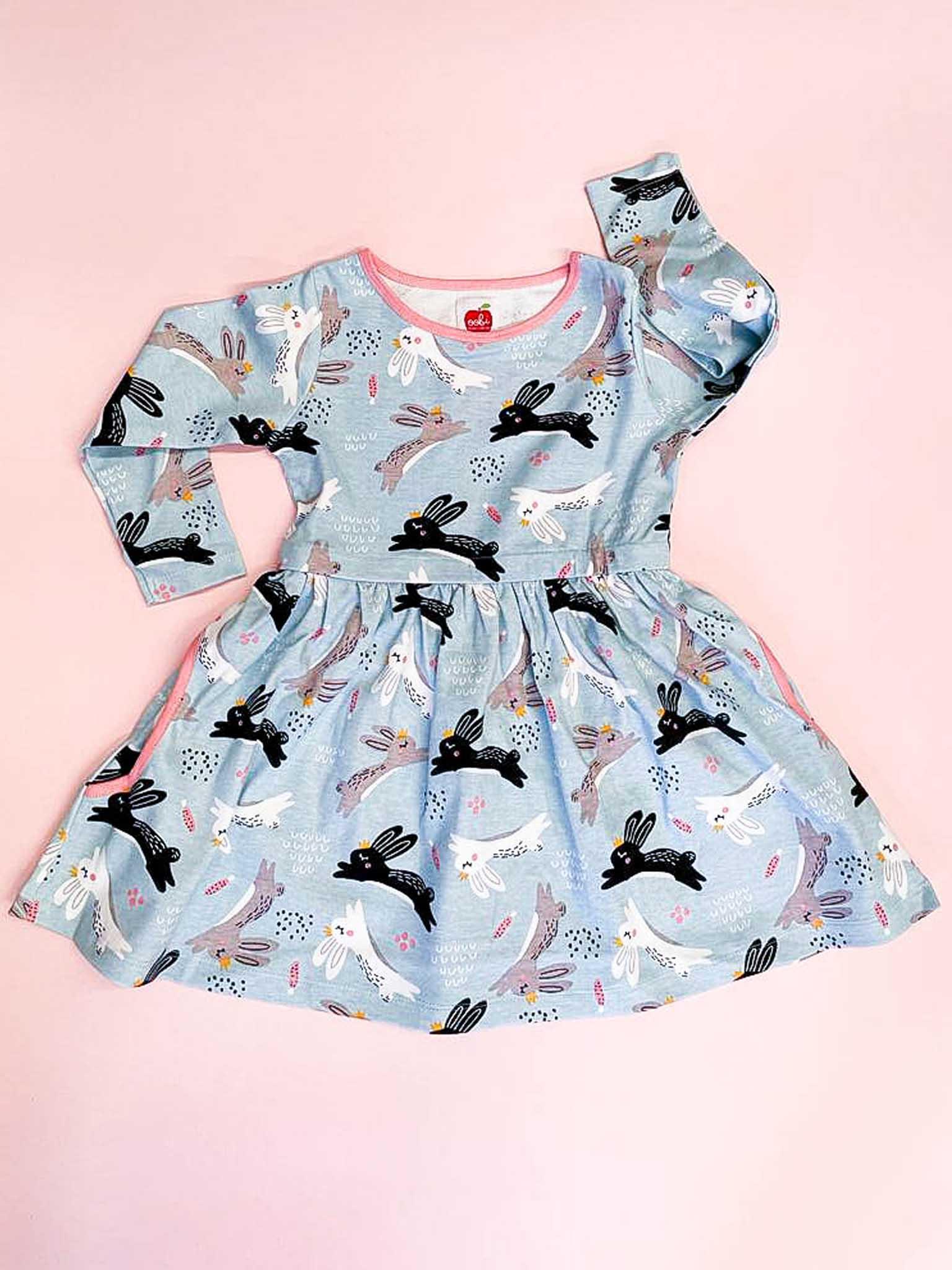 Elsa Jersey Bunny Dress - Oobi