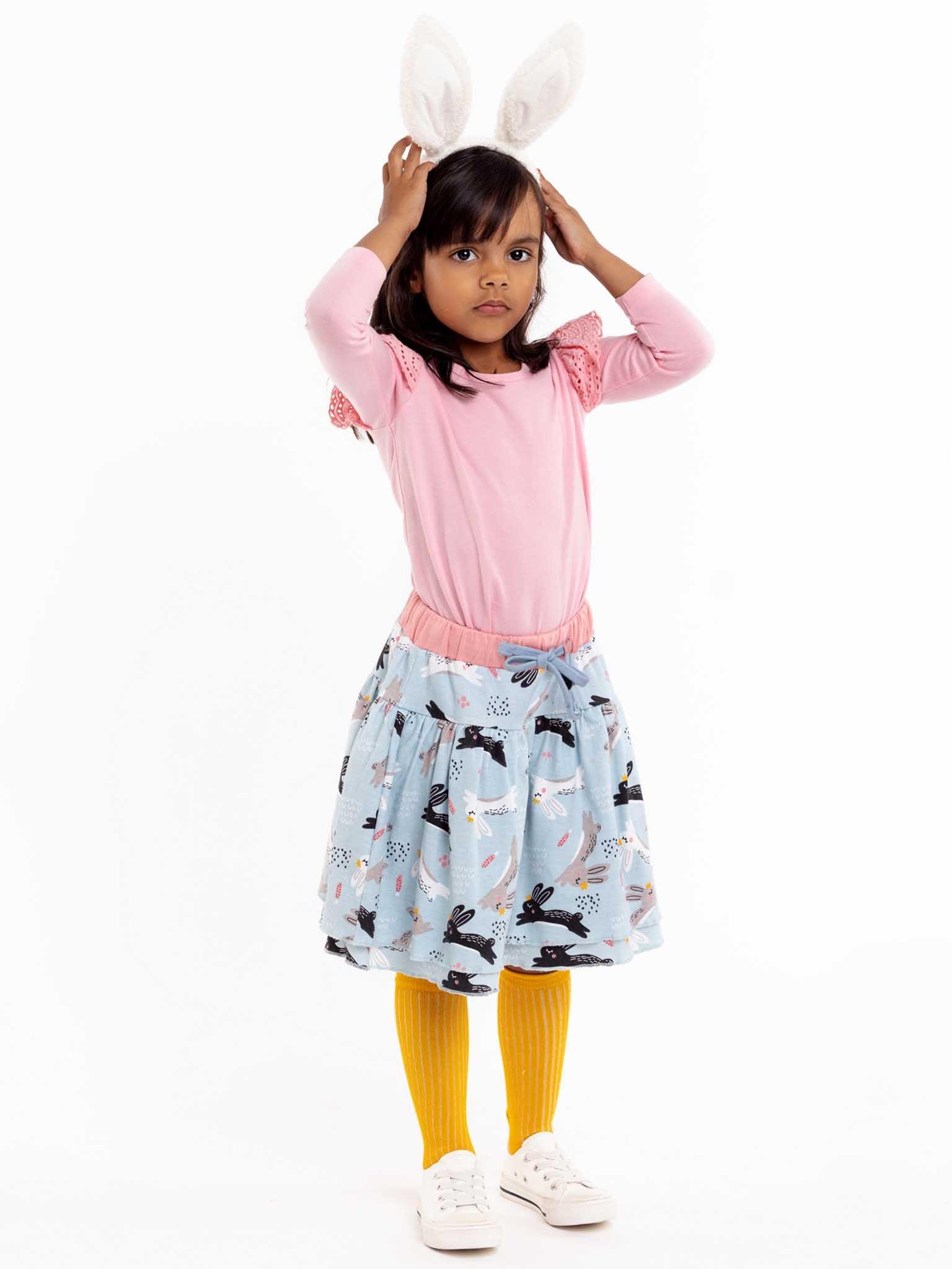 Karla Jersey Bunny Skirt - Oobi