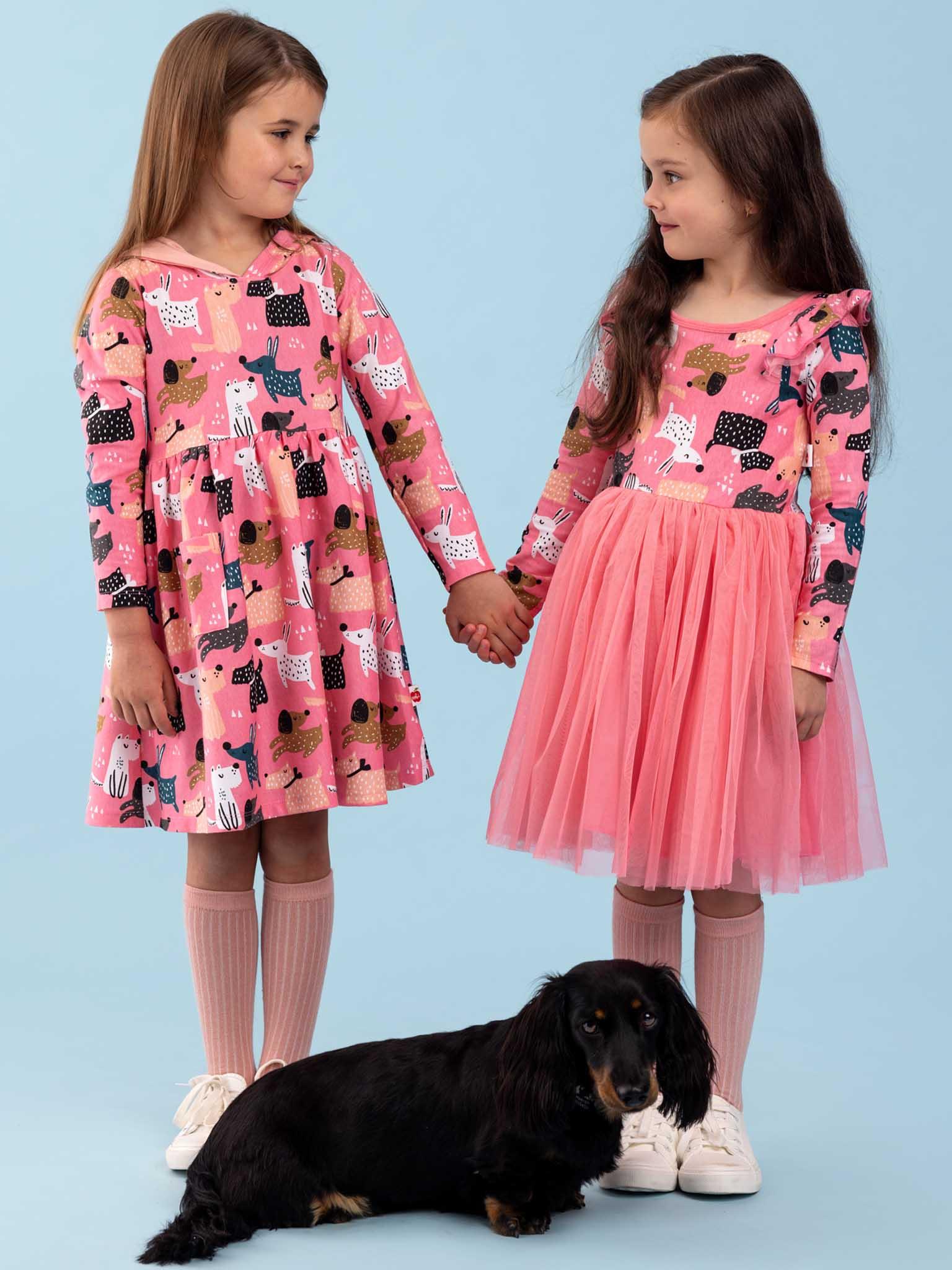 Pink dog dress