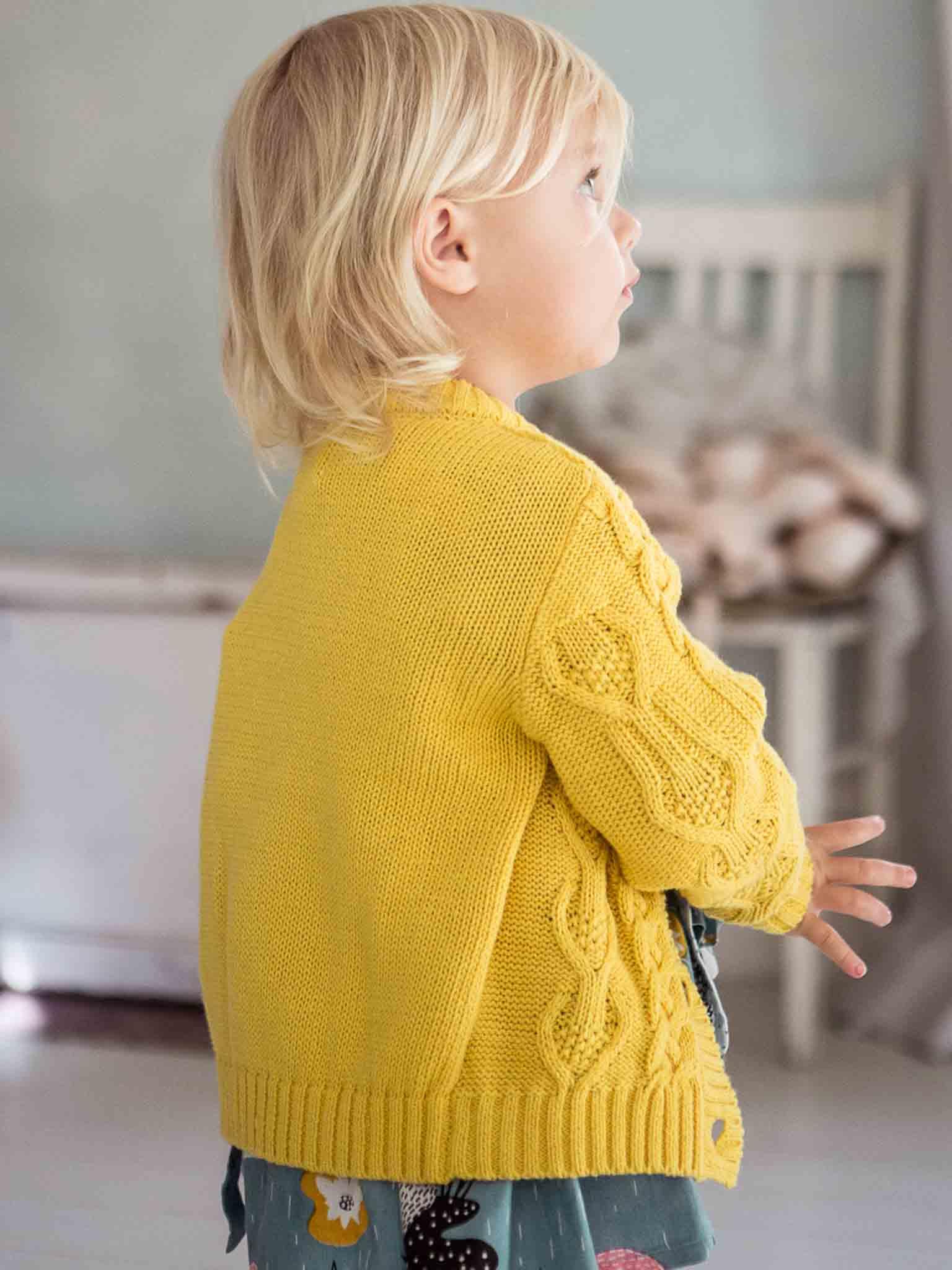 Willow Sunshine Cotton Cardigan - Oobi